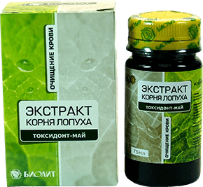 Экстракт корня лопуха против псориаза